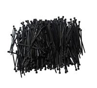 Zip Ties 4 inch 1000 pcs Cable Zip Ties with 18 Pounds Tensile Strength, Black Cable Ties, Self-Locking Nylon Tie Wraps for Indoor and Outdoor (4 inch 1000 pcs, Black)