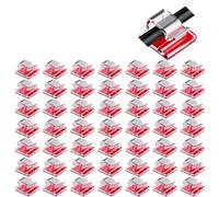 Zip Ties 50PCS Clear Adhesive Cable Clips Outdoor Indoor Cable Management Wire Organizer Strong Stick Cord Holder for Under Desk Car Long Cable Ties(50pcs Transparent)