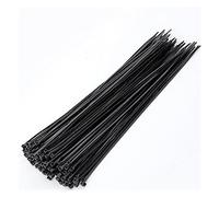 Zip Ties Assorted, Self-Locking Plastic Nylon Cable Tie 100 Pieces Black Fastening Ring Industrial Set(3x200mm)