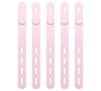 Zip Ties - | Cable Organizer for Grouping and Securing Cables | Silicone Cable Ties | Reusable Cable Tie with 4 Adjustable Holes | Silicone Cable Ties