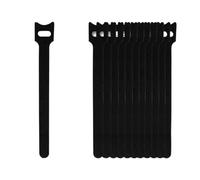 Zip Ties Self Adhesive Fastener Nylon Fastening Wire Buckle DIY Cable Management Straps Adjustable Cord Buckle Reusable Cable Ties Long Cable Ties(Black,50pcs)