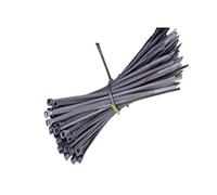 Zip Ties,Tie Wraps,Cable Ties Heavy Duty,large cable ties,Plastic cable tie,coloured zip tie,100PCS 3 X 100//150/200mm 4x150/200 Multicolour Cable Wire Zip Ties Self Locking Nylon Cable Tie(Grey,4x200