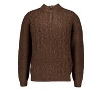 Zip Troyer - male - Fynch-Hatton - Turtlenecks - Brown - M - Knitwear M