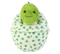 Zip Up Egg - 9.84" Plush Doll | PP Stuffed Animal - Soft Easter Decor Toys for Kids, Teens and Adults,This Cute Collector Pillow Is Ideal For Decorating A Kids Comb