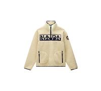 Zip-up fleece hoodie Napapijri Archive Beige 3XL