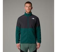 Zip-Up Fleece Jacket, Heavyweight Glacier Green + Black