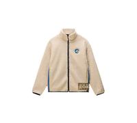Napapijri - Sherpa fleece jacket with zip - Archive Fleece Fz Putty for Men - Size M - Beige Beige M