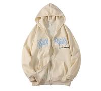Zip Up Gothic Hoodies for Men 2024 Graphic Personalized with Hood Clothes Y2K Los Angeles Hooded Sweatshirts Loose Fit Soft Goth Comfort with Designs Workou Fall Thin Vintage Khaki