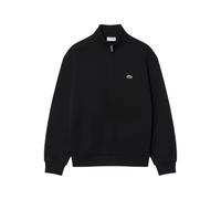 Lacoste Fleece Zip Neck Sweatshirt Size 6 - XL Black