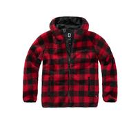 Zip-up hooded fleece Brandit Teddy Rouge 7XL