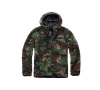 Brandit Teddyfleece Worker Jacket, Color: woodland, Size: 7XL