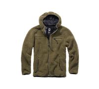 Zip-up hooded fleece Brandit Teddy Vert M