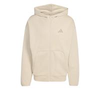 adidas Men's FUTURE ICONS SMALL LOGO FULL-ZIP HOODIE, Crystal Linen, XL