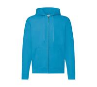 Zip-up hooded jacket Fruit of the Loom Classic Bleu XL
