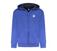 Zip-Up Hooded Sweatshirt - unisex - North Sails - Kids Sweatshirts - Blue - 8 Y | 128 CM - Kids 8 Y | 128 CM