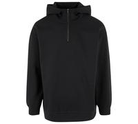 Urban Classics Men's Zipped High Neck Hoody Hooded Sweatshirt, Black, S