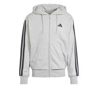 Zip-up hoodie adidas Essential 3-Stripes Gris XS