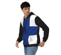 Zip Up Hoodie Adult Unisex Finland National Flag Hooded Jacket Work Wear Sweatshirt Hoodies Top Unisex Classic Style Of Uk