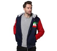 Zip Up Hoodie Adult Unisex Iran National Flag Fleece Jacket Hooded Jacket Work Wear Sweatshirt Hoodies Top Unisex Classic Style Of Uk