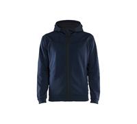 Blaklader - Hooded Sweatshirt Met Rits 3363 Sz Xs - sweatknit - P2222z