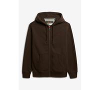 Zip-Up Hoodie Brown