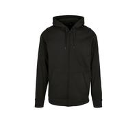 Build Your Brand Basic Full Zip Sweatshirt Black 3XL Men