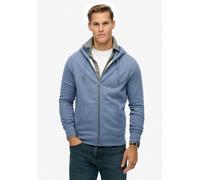 Zip-Up Hoodie Denim Marl