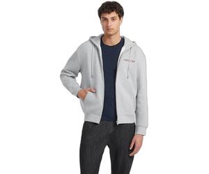 Zip-up hoodie Guess Reg Am Trad Gris M