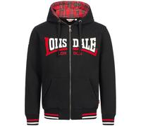 Zip-up hoodie Lonsdale Nateby Noir 2XL