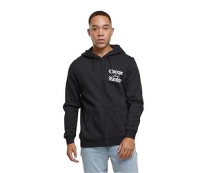 Zip-up hoodie Mister Tee Escape From Reality Noir M