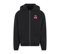 Zip-up hoodie Mister Tee Fresh to Death Cherries Noir M
