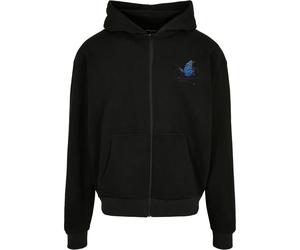 Zip-up hoodie Mister Tee Grid Head Butterfly Noir L