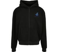 Zip-up hoodie Mister Tee Grid Head Butterfly Noir S