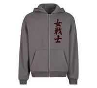Zip-up hoodie Mister Tee I Am Destiny Fluffy Gris S