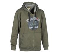 Zip-up hoodie PERCUSSION Wild Boar Republic Vert XL