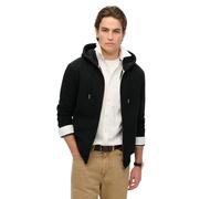 Superdry Essential Logo Full Zip Hoodie Intense Black - XL