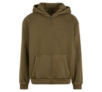 Zip-up hoodie Urban Classics Vintage Vert M