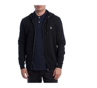 Zip-up Hoodie with Sporty Heritage - male - U.S. Polo Assn. - Zip-throughs - Black - 2XL - Sweatshirts & Hoodies 2XL