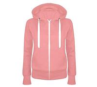 Zip Up Hoodies for Women, Ladies Jackets Full Zip Plain Fleece Essential Hoodie Sweatshirts Drawstring Hooded Pullover Tops Casual Sweater with Pockets Loungewear Outerwear