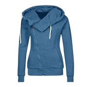 Zip Up Hoodies for Women UK Lightweight Sport Sweatshirt Cowl Neck Coat | Autumn Long Sleeve Slim Fit Jacket Trendy Asymmetrical Zip Running Hoodie Casual Gym Workout Outerwear Travel Outfit