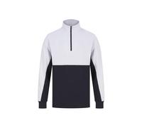 Zip-up sports sweatshirt Finden + Hales Blanc XL