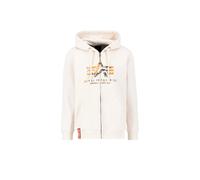 Zip-up sweatshirt Alpha Industries Basic PP Camo Blanc S