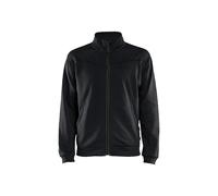 Blakläder 336225269998XX-Large Sweatshirt Size with Full-Zip in Black/Dark Grey, XX-Large