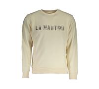 Bianco Cotton Sweatshirt - male - La Martina - Sweatshirts - Beige - XL - Sweatshirts & Hoodies XL