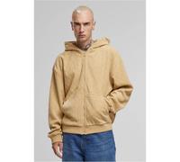 Urban Classics Jaquard Velvet Full Zip Sweatshirt Beige S Men