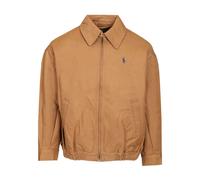 Zip-Up Twill Bomber Jacket - female - Polo Ralph Lauren - Light Jackets - Brown - S - Jackets S