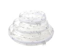 Zip Wallet, Clear Ziplock Pockets, Waterproof Portable Transparent Organizer, Diaper Organizer Pouches | for Beach Camping Airplane Luggage Stadium Skincare Diaper Toy Snack
