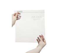 Zip-Zag airtight Bags - 50 1/2 LB bags - Resealable, Reusable, Smell Proof Bags, Odor Proof Baggies, Anti-Puncture, Washable, Food Safe, Treated for no Static, for Dry Herbs and Spices