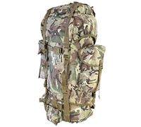 Zip Zap Zooom Army Combat Military Travel Backpack Camping Bag British Rucksack BTP Camo New 60L