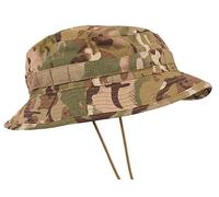 Zip Zap Zooom British Army Military Jungle Boonie Sun Bush Hat Bucket Baseball Cap Visor BTP Camo (Large - 59 cm)